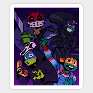 TMNT Halloween Sticker